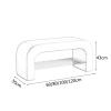 2-Tier End of Bed Bench with Leather Padded Seat Entryway Hallway Shoe Bench Window Bench for Front Door Dining Room Bathroom Shoe Organizer Bench view 2