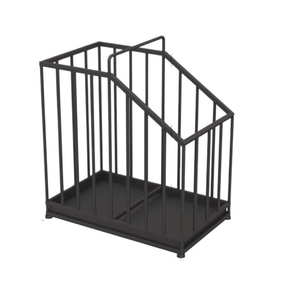 JDYHFKWP Umbrella Stands,Umbrella Wrought Iron Umbrella Stand with Handle Drip Tray Canes Walkisticks Bucket Free Standiumbrella Rack Umbrella Rack Umbrella Organiser/Black