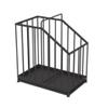 JDYHFKWP Umbrella Stands,Umbrella Wrought Iron Umbrella Stand with Handle Drip Tray Canes Walkisticks Bucket Free Standiumbrella Rack Umbrella Rack Umbrella Organiser/Black view 1