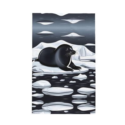 Reusable Cleaning Tea Towel (26 * 16 inches), Seals on ice Super Soft Kitchen Towel, Absorbent Quick Dry Waffle Cleaning Towel