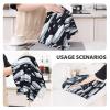 Reusable Cleaning Tea Towel (26 * 16 inches), Seals on ice Super Soft Kitchen Towel, Absorbent Quick Dry Waffle Cleaning Towel view 4