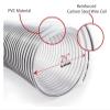 2.5 OD 63mm Clear PVC Dust Collection Hose For Use With Dust Collectors With 2-1/2" Ports. Ideal For Shop Vacuums(OD63MM 6Meters) view 4