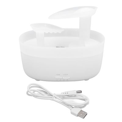 Desktop Humidifier, 280ml Essential Oil Diffuser Water Landscape Aromatherapy Machine with Ambient Lighting, Cool Mist Humidifier Quiet Mini Humidifier for Bedroom Dorm Office