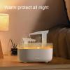 Desktop Humidifier, 280ml Essential Oil Diffuser Water Landscape Aromatherapy Machine with Ambient Lighting, Cool Mist Humidifier Quiet Mini Humidifier for Bedroom Dorm Office view 4