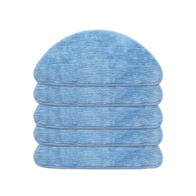 QASHASB Mop Cloths HEPA Filter Side Brush, Compatible for LIECTROUX C30B(5pcs Mop Cloths)