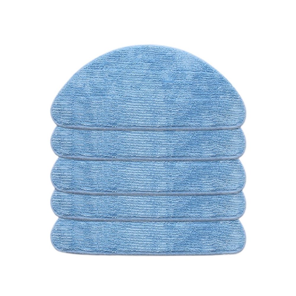 QASHASB Mop Cloths HEPA Filter Side Brush, Compatible for LIECTROUX C30B(5pcs Mop Cloths)