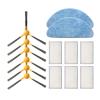 QASHASB Mop Cloths HEPA Filter Side Brush, Compatible for LIECTROUX C30B(5pcs Mop Cloths) view 2