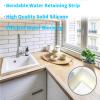 FYGZ Bendable Shower Threshold Water Dam Barrier Bathroom Water Stopper barriers Silicone Water Retaining Strip for Bathroom & Kitchen Countertop, Water Barrier for Sink(Grey,4.0 M) view 3