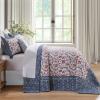 FineStichery Oversized King Bedspreads 120"x120" - Reversible Floral Quilt view 3