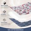 FineStichery Oversized King Bedspreads 120"x120" - Reversible Floral Quilt view 4