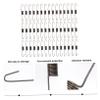 100pcs Sofa Spring Support Sofa Repair Kit Spring for Couch Upholstery Spring Clips Seat Clamp Spring Clamp Compression Springs Couch Spring Clips Springs Upholstery Spring Clips view 2
