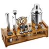 DUYHBAWRS Mixing Cup Stainless Steel Cocktail Shaker Set Bar Shaker Glass Wine Shaker Complete Set of 12 Pieces view 1