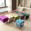 Extra large bedroom storage box footstool,Rectangular padded storage footstool extra long padded bedroom,Bedside stool,long bench,resting stool,Suitable for living room and foyer(K,120*40*45cm/47.2*15 view 3