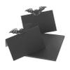 Cabilock 50pcs Black Blank Bat Place Cards for Halloween Wedding Seating Decorative Table Name Cards for Party Easy Guest Distinction Practical Event Supplies view 1