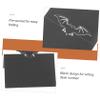 Cabilock 50pcs Black Blank Bat Place Cards for Halloween Wedding Seating Decorative Table Name Cards for Party Easy Guest Distinction Practical Event Supplies view 2