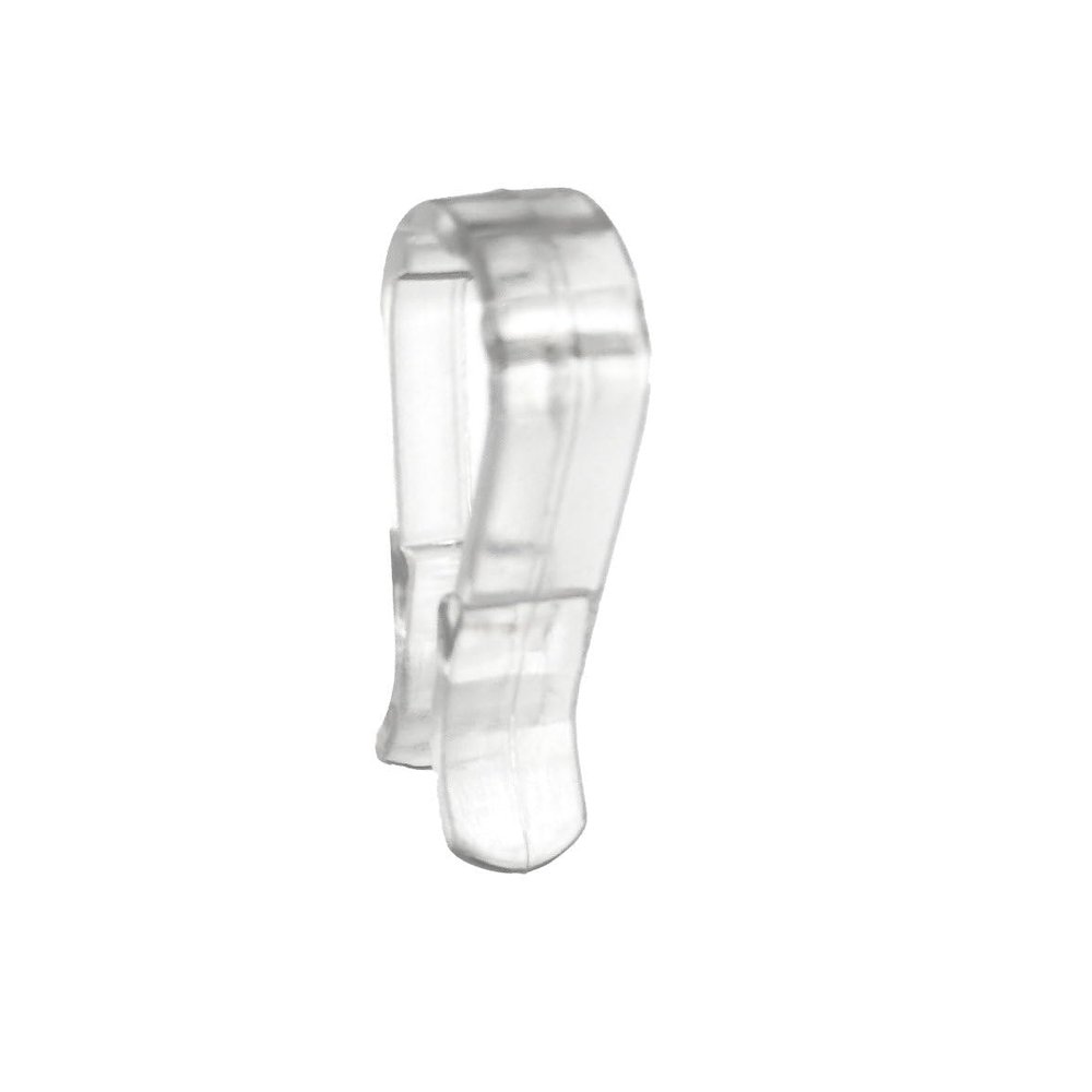 1 1/2" Clear Plastic Pant Clips 500/CTN.