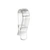 1 1/2" Clear Plastic Pant Clips 500/CTN. view 1