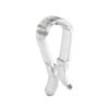 1 1/2" Clear Plastic Pant Clips 500/CTN. view 4