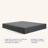 Purple Flat Foundation, Twin XL, Low 5" Box Spring Alternative view 2