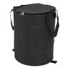 24 Gallon Camping Trash Can | Outdoor Foldable Oxford Fabric Garden Garbage Container with Lid | Portable Black Trash Bin view 3