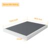 SHLAND 3 Inch Box Spring Queen Metal Frame Mattress Foundation Bed Base view 3