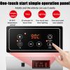 Food Dehydrator for Meat, Stainless Steel Small Meat Curing Chamber Box with 14 Hooks,Large 800W Electric Food Dehydrator Machine 30-90C,LED Display view 3