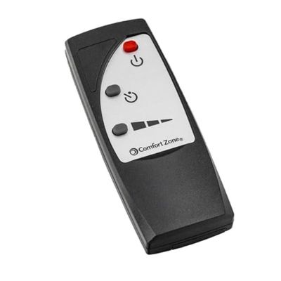 Comfort Zone 18" Black Pedestal Fan Replacement Remote, Fan not Included, Ideal for Replacing Worn or Damaged Remotes, Compatible with CZST181RBK