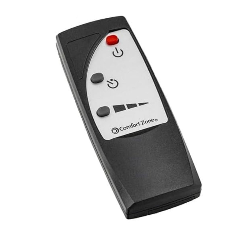 Comfort Zone 18" Black Pedestal Fan Replacement Remote, Fan not Included, Ideal for Replacing Worn or Damaged Remotes, Compatible with CZST181RBK