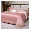 Gold Embroidery Duvet Cover Set Luxury Grey Egyptian Cotton Bedding Bed Sheet Pillowcase Queen King Size Solid Home Textile,Bed view 2