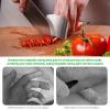 2 Pack Finger Guards for Cutting-Finger Protector,Stainless Steel Finger Guards for Cutting Food,Stainless Steel Finger Guard for Slicing (Single Finger) view 2