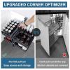 Blind Corner Cabinet Pull Out Organizer - Heavy Duty 16.3in Soft Close Kitchen Organizer with Aluminium Baskets view 4