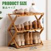 HBOOMOEM Cabinet ShoeWooden Shoe Storage Cabinet OrganizerStanding Shoe Organizer for HallwayMultifunctional Dustproof Shoe Cabinet That Can Hold 32-40 Pairs of Shoes.(Brown,3RD Floor_50CM) view 2