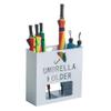 DLYZAYE Umbrella Stands, Modern Metal Umbrella Stand with Drip Tray, Free Rack Storage Holder for Hallway Entryway/D/a (White a) view 1