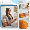 PPJHG Neck Roll Pillow Full Moon Bolster/Round Cylinder Pillow Comfortable Cylinder Round Support Pillows Removable Washable Sofa Cervical Throw Pillow for Bedroom, Living Room(#8,10x70cm/4x27in) view 2