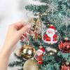 40-Piece Metal S Hooks with Silver Snowflake Design, Rust-Resistant Hangers for Christmas Ornaments, Holiday Party Decorations view 2