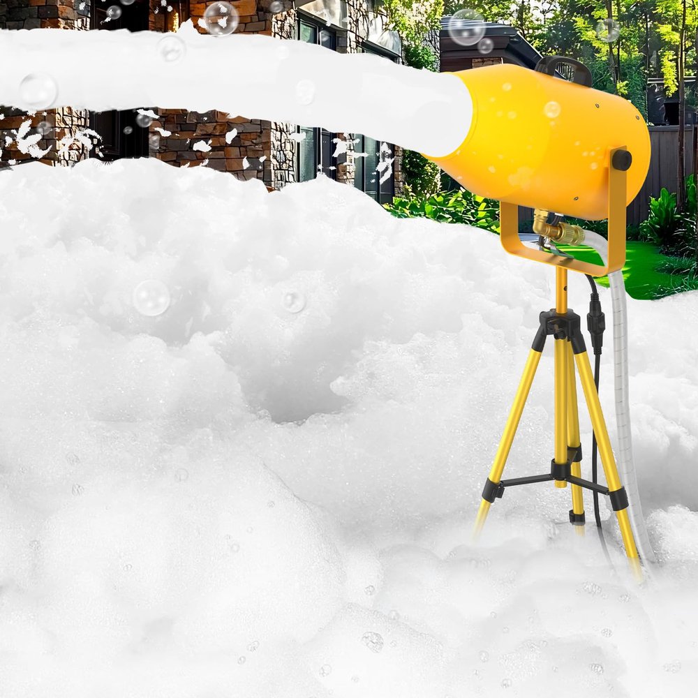 UPGREY 1200W Foam Party Machine with Up to 40 Ft Spray Distance, Foam Maker for Kids Backyard, Pool, Garden, Birthday Celebrations & Outdoor Events