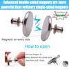 40 Pairs Curtain Magnets Closure, Magnetic Curtain Clips for Indoor Outdoor Curtains Prevent Light Leaking, Strong Curtain Weights Magnets for Pergola Patio Gazebo Cabana view 3
