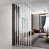 LXLZYXSF Post Style Room Divider White 6/8/10 Poles, No Drill 70cm-240cm High Iron Columns Floor to Ceiling Partition Wall for Living Room Entrance(8 Pack,Tall-228cm/7.48ft) view 2