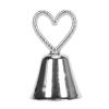 10pcs Gold Table Number Holders, European Style Innovative Bell Shaped Place Card Holders for Wedding Reception, Hotel Restaurant and Coffee Shop Decor, Sturdy Stainless Steel Mat (Stainless steel 2) view 3