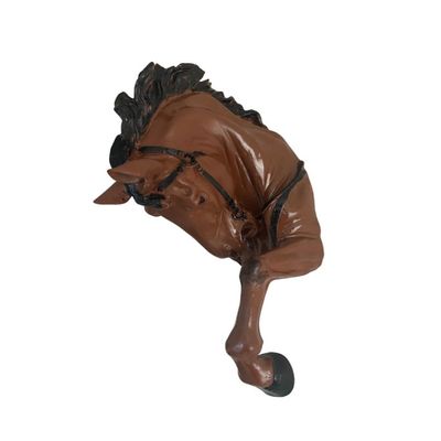 3D Horse Head Wall Sculpture, Elegant Horse Wall Ornament, Equestrian Wall Decor, Gift For Horse Lovers, Horse Wall Sculpture (Object-1)