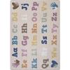 Joy Carpets Alphabet for Everyone 5'4" x 7'8" Area Rug in Color Multi view 1