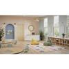 Joy Carpets Alphabet for Everyone 5'4" x 7'8" Area Rug in Color Multi view 3
