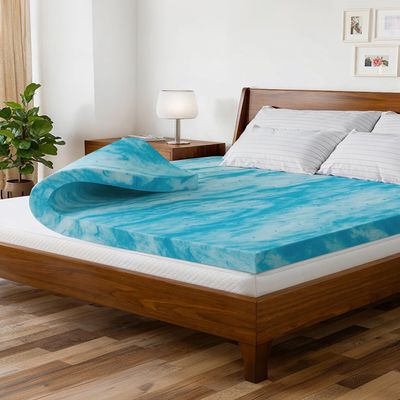 3 Inch Memory Foam Mattress Topper Queen Size - Super Soft Gel Infused Bed Topper - Plush Ventilated Mattress Pad for Pressure Relief & Pain-Free Sleep - CertiPUR-US & Oeko-TEX Certified Foam