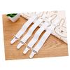 BATHVEVE 4pcs Bed Sheet Grippers Elastic Straps Clips for Mattress Sofa Cushions and Beds High Elasticity Easy to Install No Harm to Sheets view 1