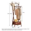 Coat Rack Stand New Chinese Style Solid Wood Clothes Hanger Floor Household Simple Living Room Coat Rack Room Bedside Rack Clothes Rack Coat Rack Freestanding view 2