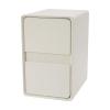 GUDBYWXB Bedside Table, 18.9in Storage Cabinet for The Bedroom, Side Table with 2-Drawers, for Living Room, Office, Cloakroom, Etc view 2
