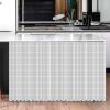 DESKGURU Under Sink Curtain, Short Curtains for Kitchen, Dustproof Blackout Privacy, Cabinet Curtains, Under The Sink Curtain, for Closet Laundry Room(Gray,50 * 70cm) view 1