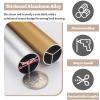 Elitix Wardrobe Hanging Clothes Rod, Chrome Garment Tube with Brackets & Flange, Organizer Rail for Clothing Store & Laundry Room, Heavy Duty Support Tube(Black,135cm(53 1/8")) view 2