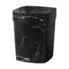 RYGVPR Trash Can Countertop Compost Bin Garbage Can Rubbish Can Trash Bin Waste Bin Garbage Container for Home Bathroom Study Garage, White, S(Black,Small) view 1