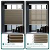 BERISSA Top Down Bottom Up Shades Magnets Cellular Shades (27" W x 64" H) Brown view 4